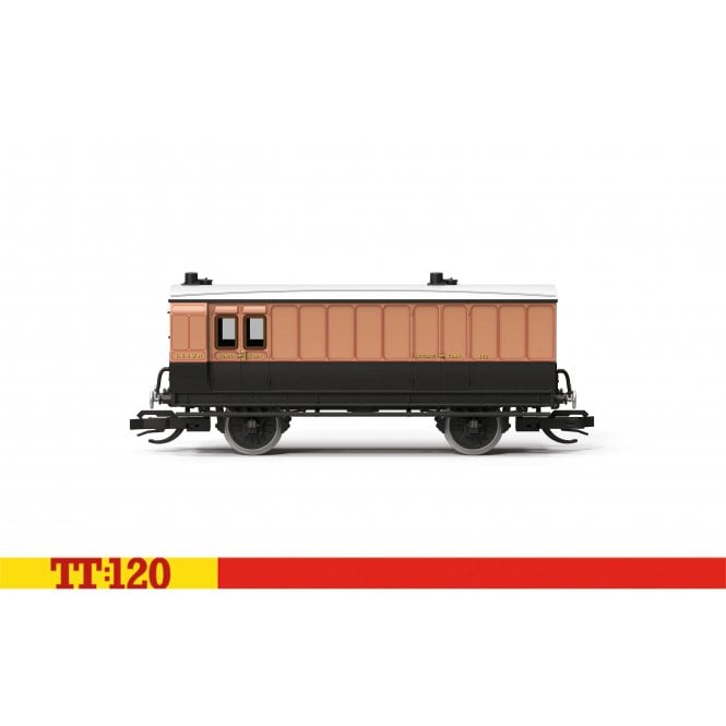 Hornby LSWR 4 Wheel 3rd Class Brake Coach 140 (TT)