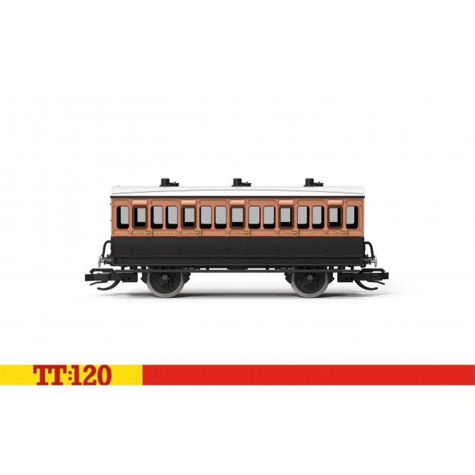 Hornby LSWR 4 Wheel 3rd Class Coach 302 (TT)