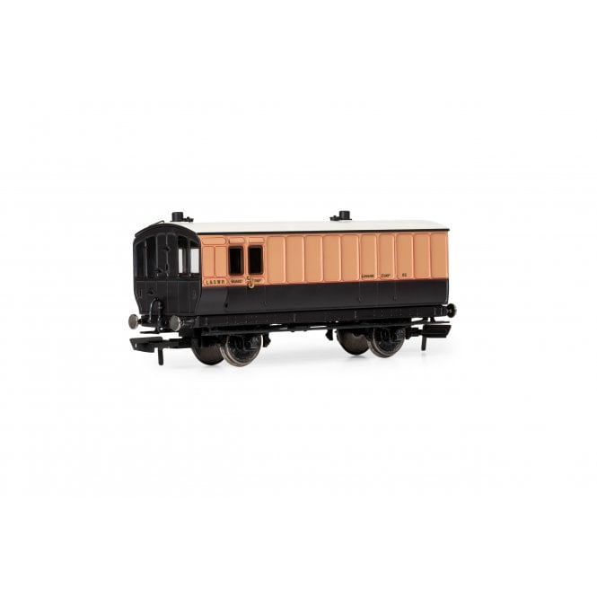Hornby LSWR, 4 Wheel Coach, Passenger Brake, 82 - Era 2
