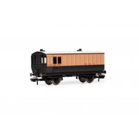 LSWR, 4 Wheel Coach, Passenger Brake, 82 - Era 2