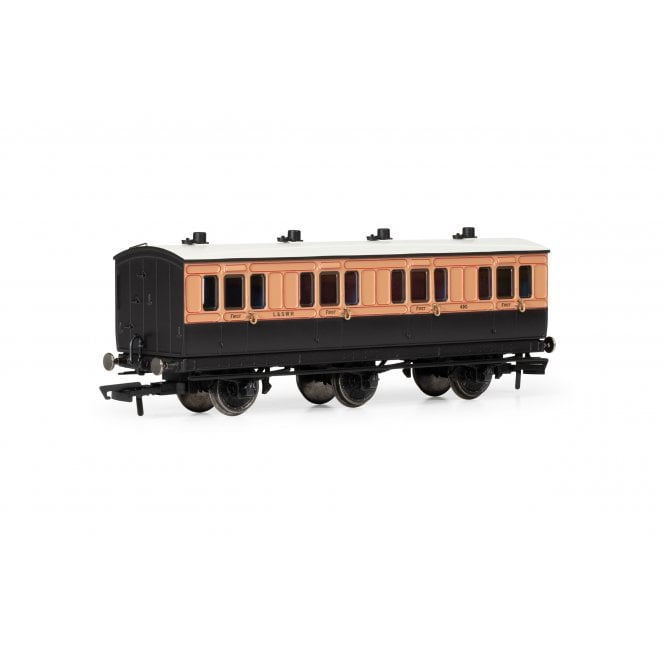 Hornby LSWR, 6 Wheel Coach, 1st Class, 490 - Era 2