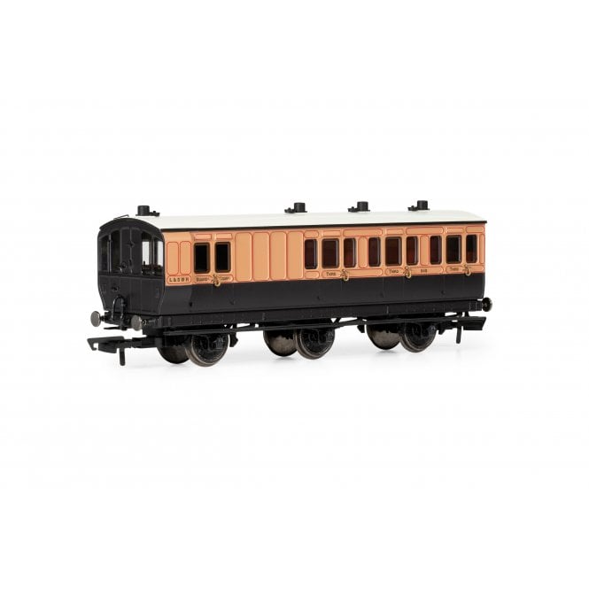 Hornby LSWR, 6 Wheel Coach, 3rd Class, 648 - Era 2