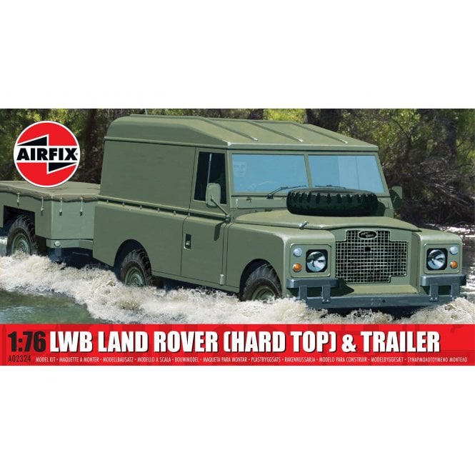 Airfix LWB Land Rover (Hard Top) & Trailer (1:76)