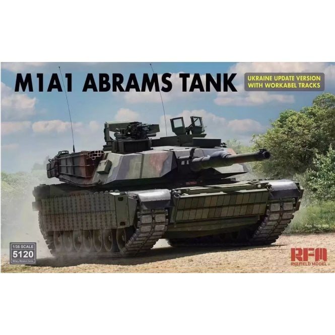 Rye Field Models M1A1 Abrams Tank (Ukraine Update Version) (1:35)
