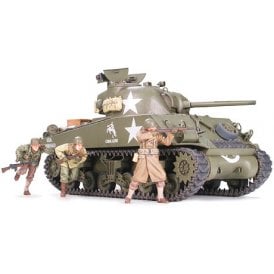 M4A3 Sherman w/75mm Gun & 3 figures (1:35)