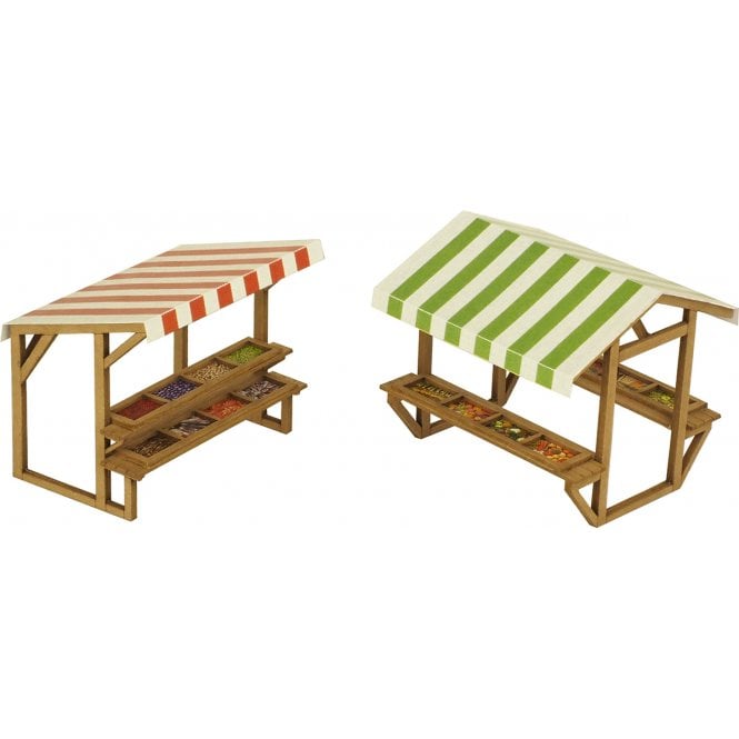 Metcalfe OO Market Stalls - OO Scale