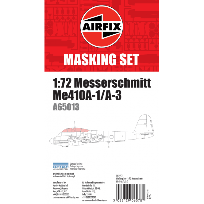 Airfix Masking Set - Me410 - 1:72 Scale