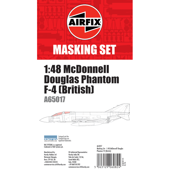Airfix Masking Set - Phantom FG.1 - 1:48 Scale