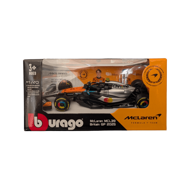 Bburago McLaren F1 MCL39 #4 Norris 2025 British GP (1:43)