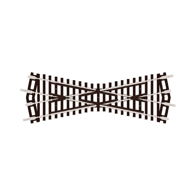 Peco Medium Crossing (22½ angle) Setrack - Insulfrog