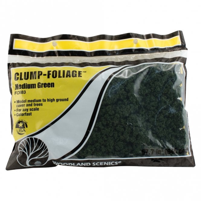 Woodland Scenics Medium Green Clump Foliage