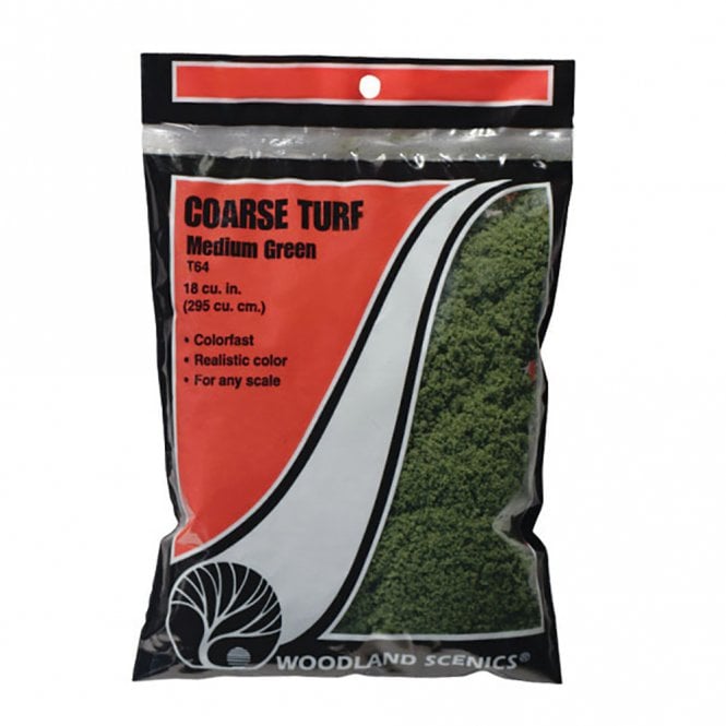 Woodland Scenics Medium Green Coarse Turf (Bag)