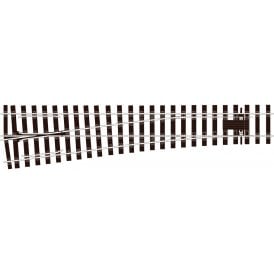 Medium Radius (1828mm - 72”) Turnout Left Hand Electrofrog