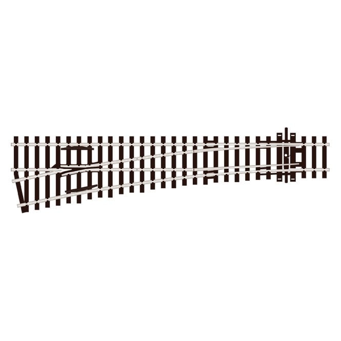 Peco Medium Radius Left Hand - Code 100 - Insulfrog