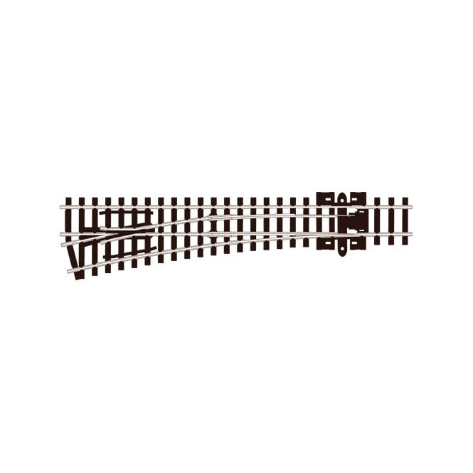 Peco Medium Radius Left Hand - Code 80 - Electrofrog