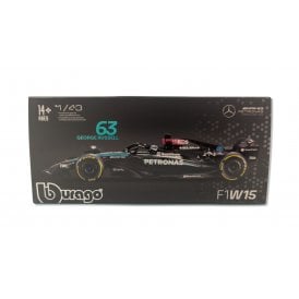 Mercedes AMG F1 W15 2024 #63 Russell w/Helmet (1:43)