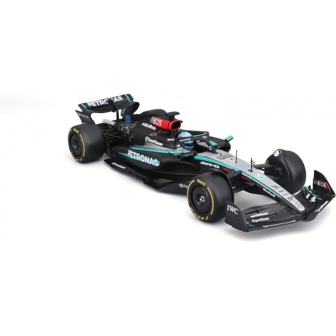 Bburago Mercedes AMG F1 W15 #63 Russell w/helmet 2024 (1:24)