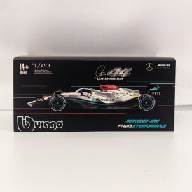 Bburago Mercedes F1 W13 E #44 Lewis Hamilton (with helmet) 2022 (1:43)