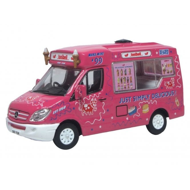 Oxford Diecast Mercedes Whitby Mondial Ice Cream Van Tonibell (1:76)