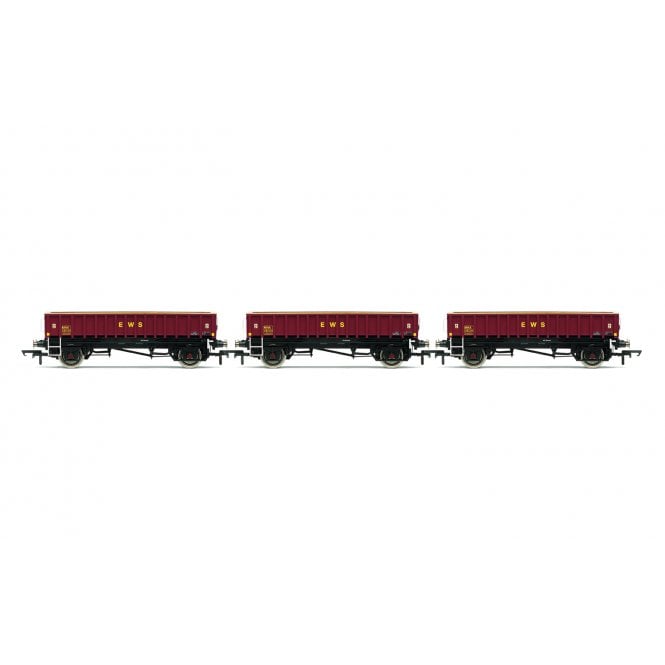 Hornby MHA Ballast Wagon, Three Pack EWS - Era 9