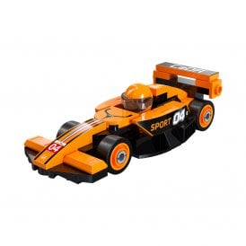 Mini Orange Circuit Racing Car - 70 pcs