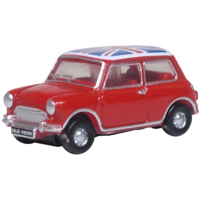 Oxford Diecast Mini Tartan Red/Union Jack (TT)