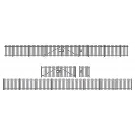 Modern Palisade Fencing with Gates (N)