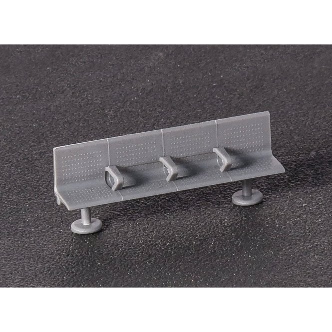 Peco Modern Platform Seating (12) Unpainted (OO/HO)