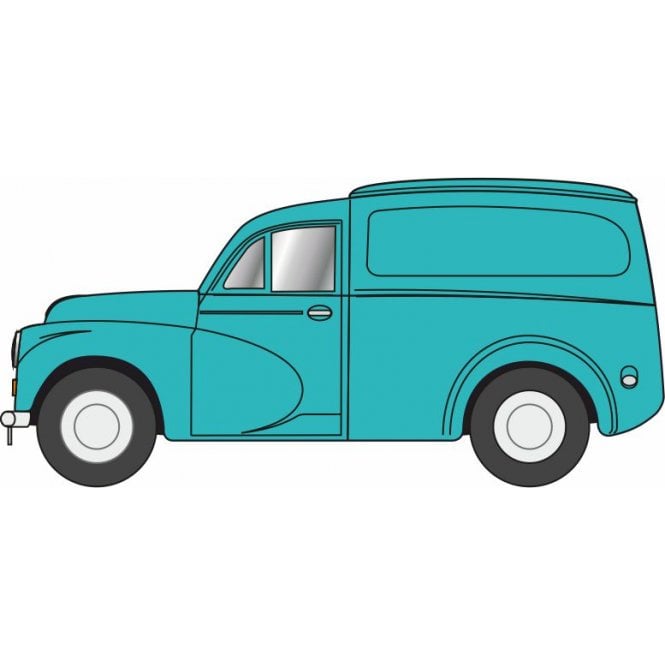 Oxford Diecast Morris 1000 Aqua (1:76)