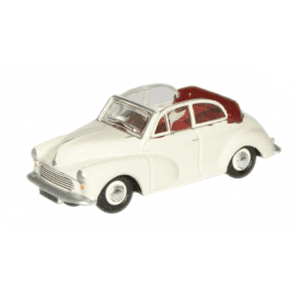 Morris Minor - Old English White/Red (1:76)