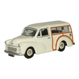 Morris Minor Traveller Old English White (1:76)