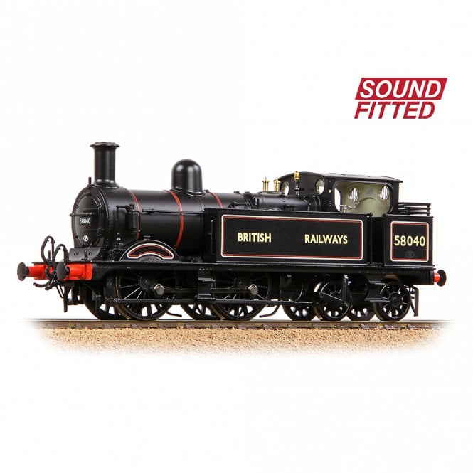 Bachmann MR 1532 (1P) Tank 58040 BR Lined Black (BR)  - DCC Sound Fitted