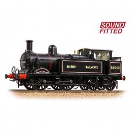 MR 1532 (1P) Tank 58040 BR Lined Black (BR)  - DCC Sound Fitted