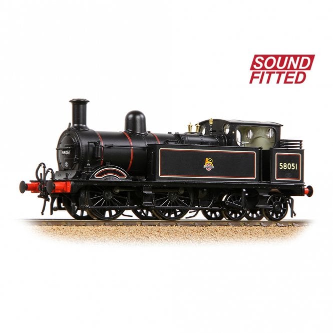 Bachmann MR 1532 (1P) Tank 58051 BR Lined Black (E/E) - DCC Sound Fitted