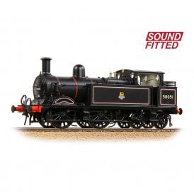 MR 1532 (1P) Tank 58051 BR Lined Black (E/E) - DCC Sound Fitted