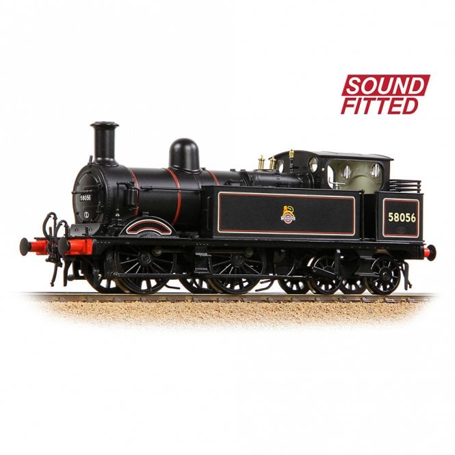 Bachmann MR 1532 (1P) Tank 58056 BR Lined Black (E/E) - DCC Sound Fitted