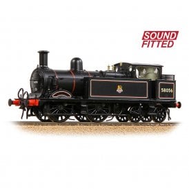 MR 1532 (1P) Tank 58056 BR Lined Black (E/E) - DCC Sound Fitted