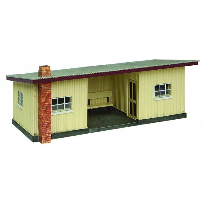 Scenecraft Narrow Gauge (NG7) Corrugated Station Brown & Cream