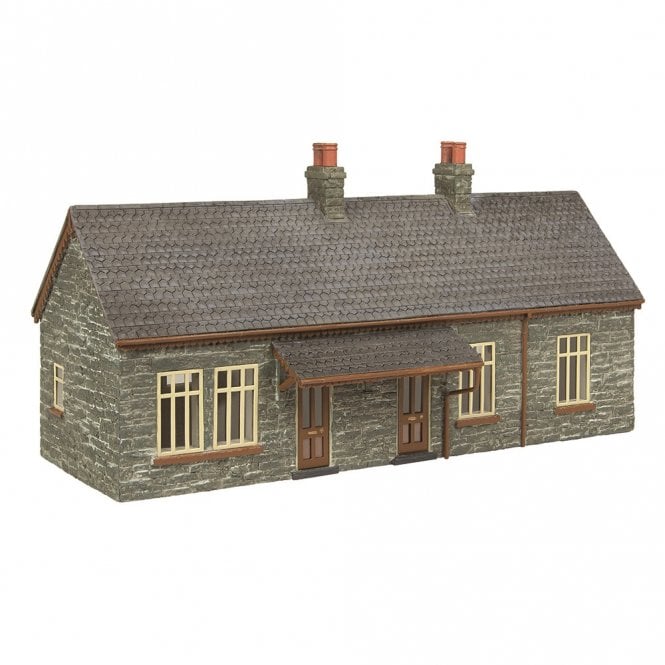 Scenecraft Narrow Gauge Station Cottages Brown (OO-9)