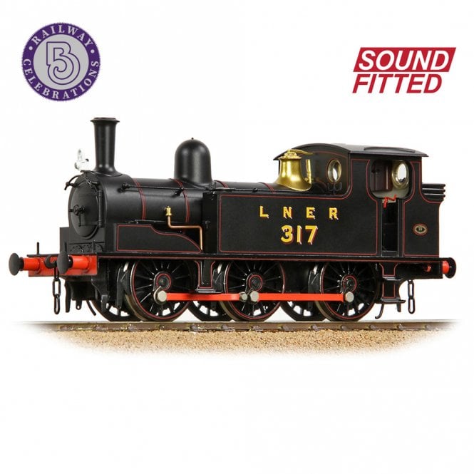Bachmann NER E (J71) Tank 317 LNER Lined Black (Sound Fitted)