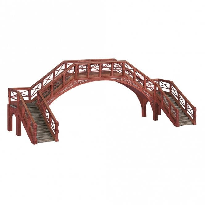 Scenecraft NER Footbridge Red (OO)