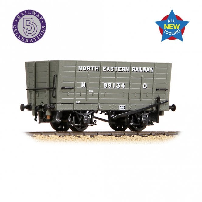 Graham Farish NER P7 Coal Hopper North Eastern Railway Grey (ND) '99134' (N)