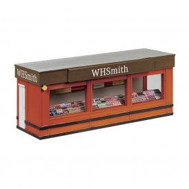 Newsagent Platform Kiosk - Orange & Brown 'WHSmith'