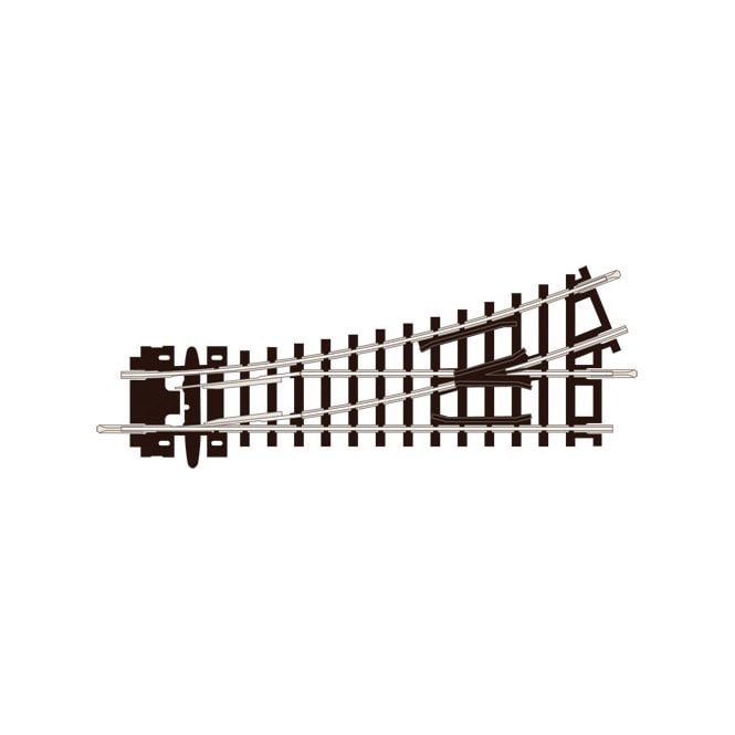 Peco No.1 Radius - Left Hand Turnout - Insulfrog