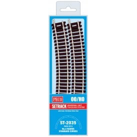 No.4 Radius Standard Curve - 571.5mm Radius (Pack of 8)