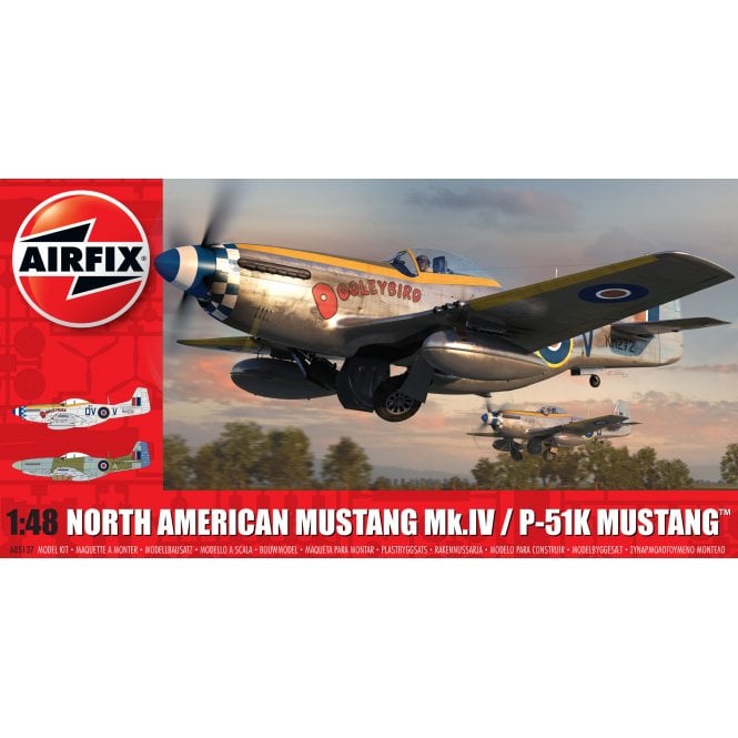 Airfix North American Mustang Mk.IV/P-51K Mustang (1:48)