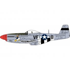 North American Mustang P51 Capt D R Emerson Debden (1:72)