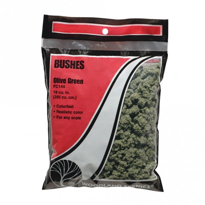 Woodland Scenics Olive Green Bushes (Bag)