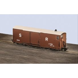 OO-9 L&B 8 ton Bogie Goods Brake Van, SR Livery, Brown, no. 5603