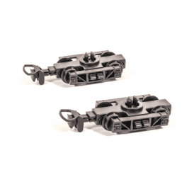 OO-9 L&B Wagon Bogie & Wheels